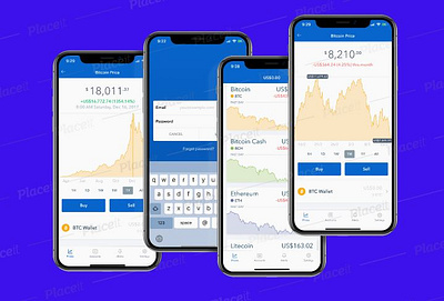 Crypto App app design ui ux