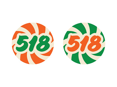 518 button type typographic typography vintage
