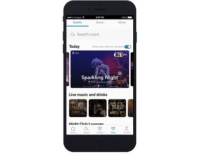 Tono App (Work in progress) dating events mobile mobile app mobile design mobile ui music ui ux