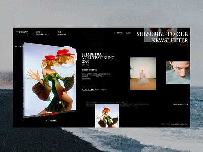 THE BRAND e-commerce (v.1) clean concept design dribbble ecommerce editorial fashion photography shopping simple ui