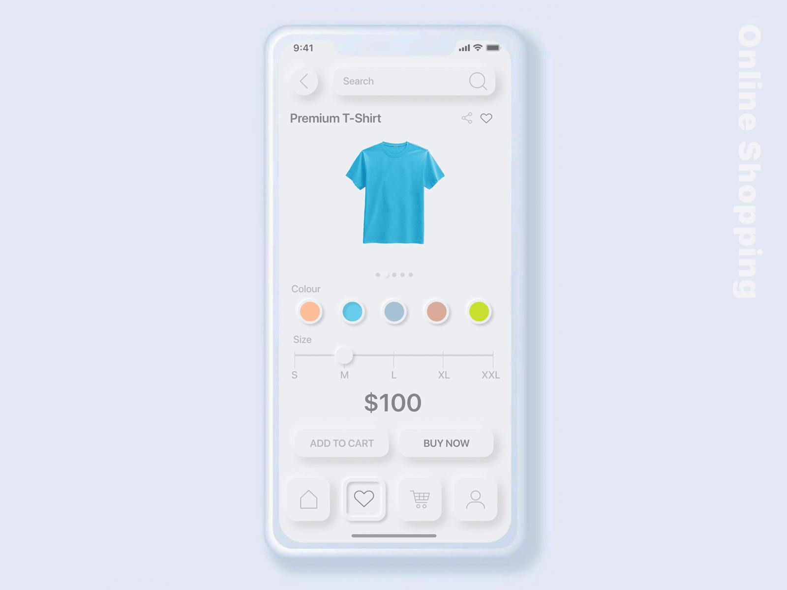 Neomorphic UI adobe xd animation daily 100 daily 100 challenge dailyui dailyuio33 design jombie interaction design lightui micro interaction neomorphic shopping app sushant sushant kumar rai ui ui ux uidesign uiux ux