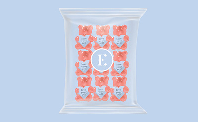 Love Yourself Gummy Bear branding cute design gummybear illustration valentines