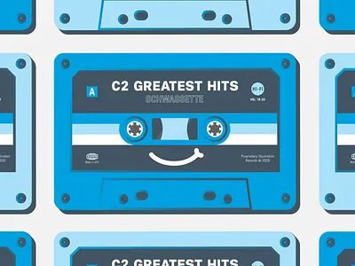 Schwassette Tape cassette design illustration illustrator lettering vector