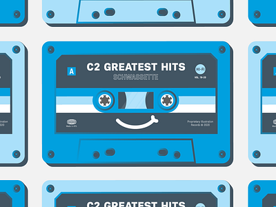 Schwassette Tape cassette design illustration illustrator lettering vector