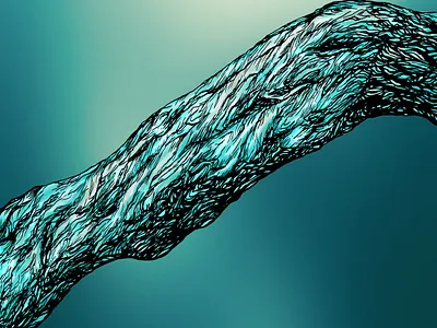 Oblique tree adobe photoshop art beautiful blue colorful digital art digital drawing digital illustration digital painting drawing forest illustration natural nature nature illustration painting sky tree