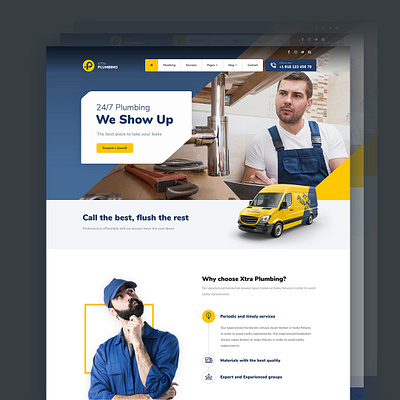 Plumbing WordPress Theme theme ui ux website website design wordpress wordpress design wordpress development wordpress theme