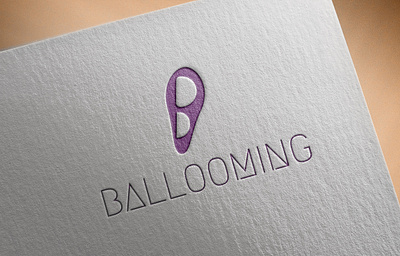 Ballooming Logo app branding design graphic design illustration illustrator logo logodesign logotype vector