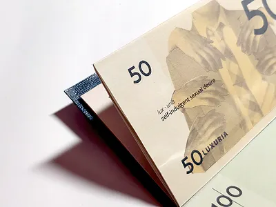 Mammonism | The Greedy Pursuit of Riches collage deadly sins design handmade mammonism mammonism money typography