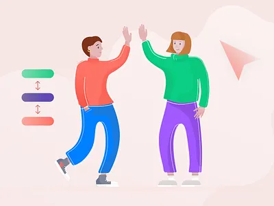 My product design team design illustraion team vector