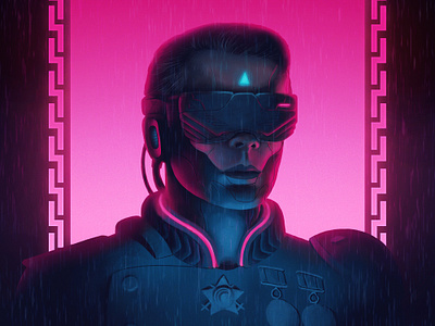 Nena Parti Album Cover 80s style album art album cover art cyberpunk cyberpunkaesthetic cyberpunkart cyberpunkmusic cyborg digital art futuristic art illustrations mecha outrun retro retrowave robotics sfi fi art synthwave vr waporwave