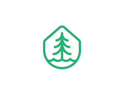 mountain river forest symbol adventure artdirection badge brand identity branding forest hiking icon landscape illustration logo logos mark mountain outdoor river symbol vector