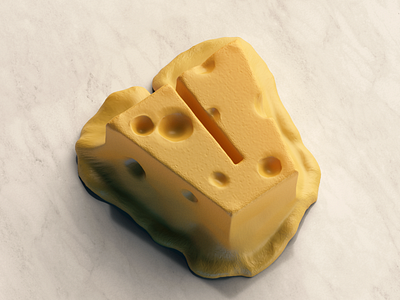 Letter V 36daysoftype 3d art 3d lettering 3d modeling 3d type 3d typography arnold render cheese cinema 4d custom lettering custom type daily challange handlettering letter v lettering lettering artist melt type type design vector