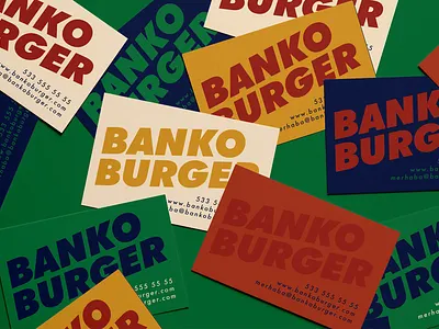Banko Burger Branding branding burger food idenity logo menu