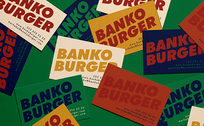 Banko Burger Branding branding burger food idenity logo menu