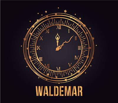 Luxury Watch Logo 3d branding business corporate design effects illustration logo luxury watch logo luxury watch logo vector waldemar waldemar