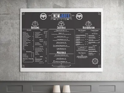 Work# New branding design Newjabes branding design restaurant