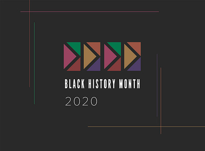 Black History Month 2020 black history month design minimal visual design women in science