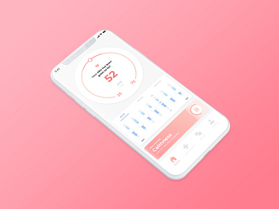 Lulla Homescreen UI app branding clean minimal ui user center design user experience design user experience prototype user inteface ux