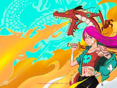 Dragon animation app art design dribbble. icon illustration ui ux web