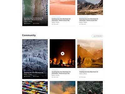 Roundglass Magazine concept design magazine ui