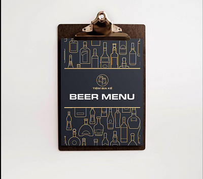 Beer Station design a day graphic design maydesign menu menu beer menu card menu design thietkecotam