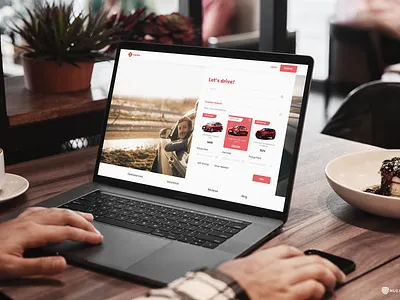 CarMo - Rental Car Service Landing Page booking landing page car rental user interface design agency huex studio landing page ui user experience user interface ux design sri lanka