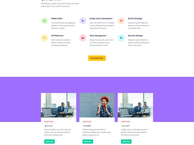 Inspirelite Saas Landing Page blue business clean creative event homepage homepagedesign landingpage modern saas saas design
