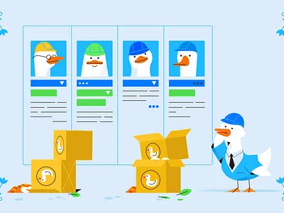 Chaos. 2d animated explainer animation business character design digital explainer illustration motion motion graphics tech tech explainer technology vector