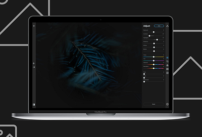 Desktop Photo Editor collage daily ui dark mode dark theme dark ui desktop desktop app desktop application desktop design edit editing photo photo editing photo editor photography picture ui uidesign ux design uxdesign