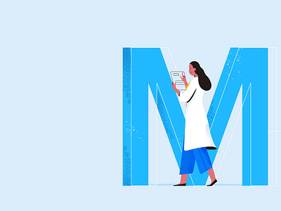 Today’s letter is M. 2d alphabet animated explainer animation business character design digital explainer futuristic hologram illustration letter m motion motion graphics tech tech explainer technology vector