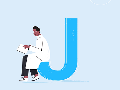 J Stands for Journals 2d alphabet animation branding business calendar character design digital illustration journals letter logo motion motion graphics paper swing technology ui vector