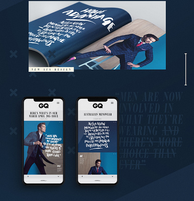 GQ AUSTRALIA design editorial type typography