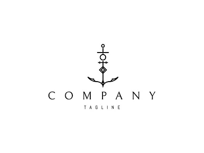 Anchor logo brand branding design logo umuarus vector