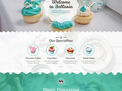 Bellaria HTML template bakeries bakery bellaria cake candy chocolate coffee cupcake design dessert food ice cream pastry pastry shop restaurant template yogurt