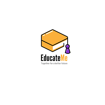 Educate me brand brand design brand identity branding branding design education illustraion illustration illustration art illustrations illustrator learn logo logo design logodesign logos logotype orange