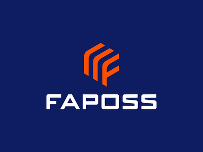 LOGO FAPOSS - LETTER F + STOCK brand branding build building company creative letter f logo logo design modern stock