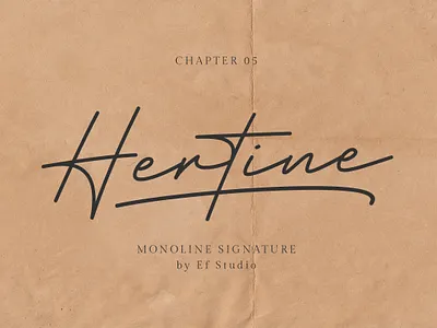 Hertine - Monoline Signature Font branding calligraphy design download font font font design fonts graphic design handwriting lettering logo font logo fonts monoline font script font script typeface signature signature font typeface typefaces vintage font