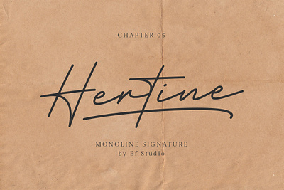 Hertine - Monoline Signature Font branding calligraphy design download font font font design fonts graphic design handwriting lettering logo font logo fonts monoline font script font script typeface signature signature font typeface typefaces vintage font