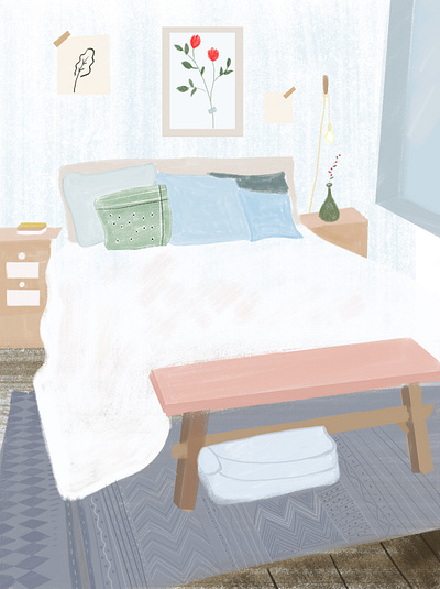 bedroom design design illustration