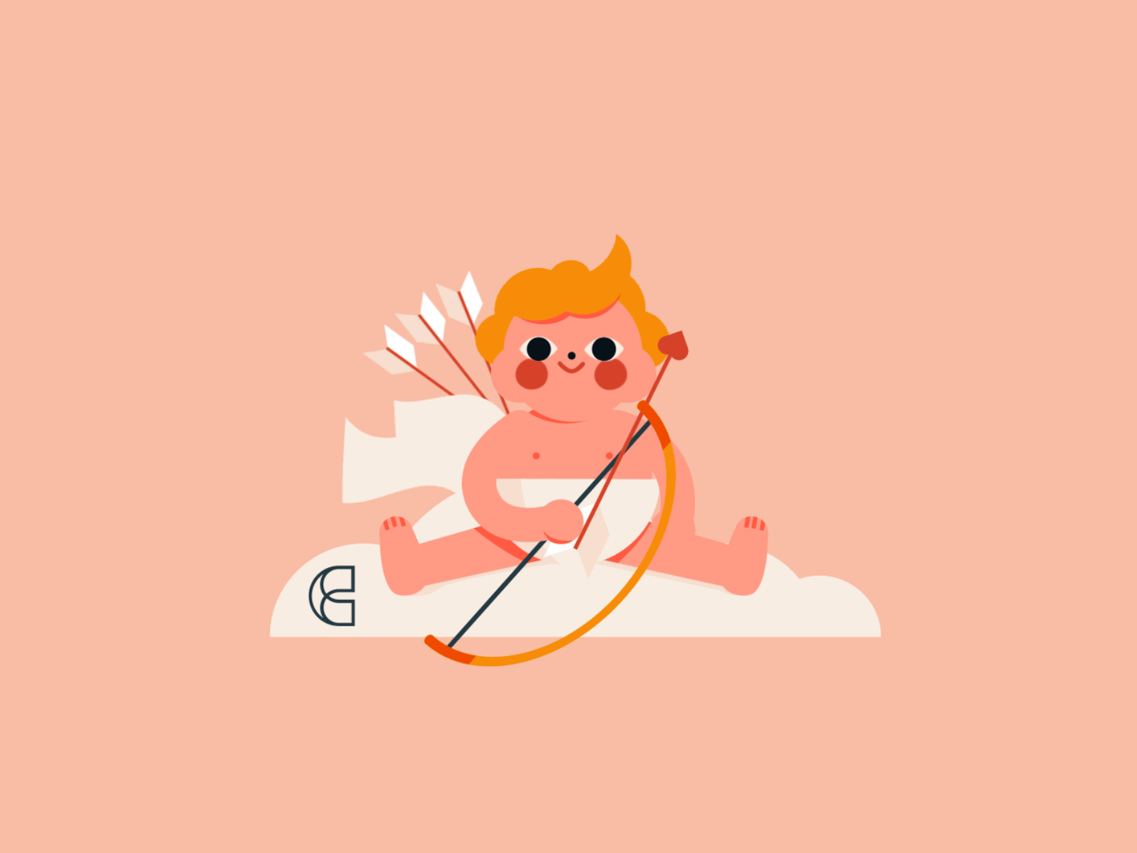 Valentines Day Cupid adobe illustrator aftereffects cupid giphy illustration illustrator valentines vector