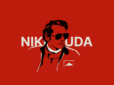 Niki Lauda Print design f1 ferrari formulaone graphic design illustration nikilauda print racer speed tshirt vector