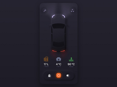 Auto mobile app app ui auto car design iphone x mobile design neomorphism shadow ui ux