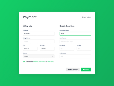 Credit Card Payment - Weekly UI 002 002 application dailyui form payment payment form ui webdesign weeklyui