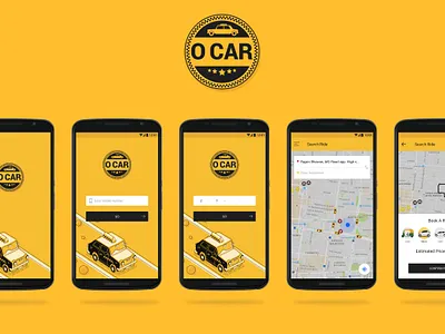 Ocar car booking app app app design app ui creative app creative app design creative design creative ui graphic design ui ux web design website design