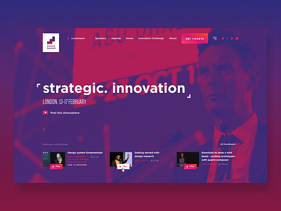 Fintech Summit Website 2020 color concept conf conference discussing event fintech forum gradient information meeting mentorship speaker speech summit typography ui ux website design workshop