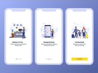 Hotel Booking App Onboarding UI Design app ui design graphic design hotel app hotel booking mockup onboarding ui ui ux ui design uidesign uiux uxdesign