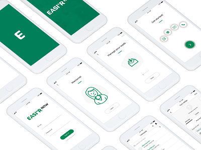 EASI'R Now Mobile App app branding design mobile app mobile design ui ux