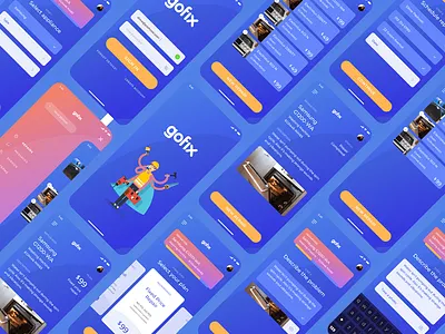 Gofix app design ui ux