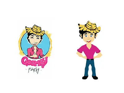 Goomby app character design elements illustration mobile app mobile design mobile ui ui ux