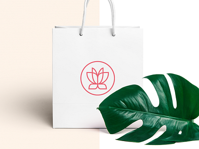 Orilandia shopping bag beauty brand identity branding butterfly cosmetics creative design fashion feminine flower identity logo logo design lotus luxury mark shopping bag symbol vector website